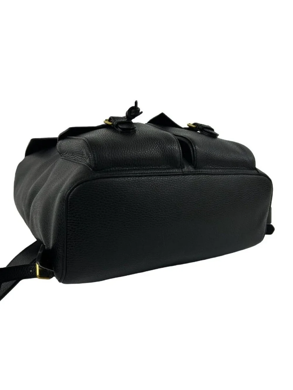 Gucci GG Logo Leather Backpack Black